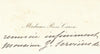  cantatrice Carte de visite autographe à Georges Servières