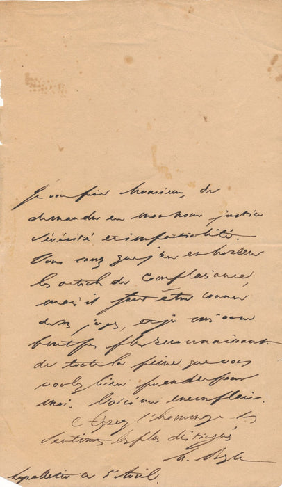  envoi autographe signé H. Beyle 1827 horreur articles de complaisance