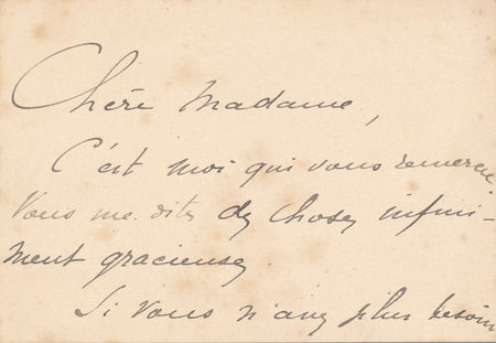 Thilda HARLOR carte autographe signée des choses infiniment gracieuses féminisme