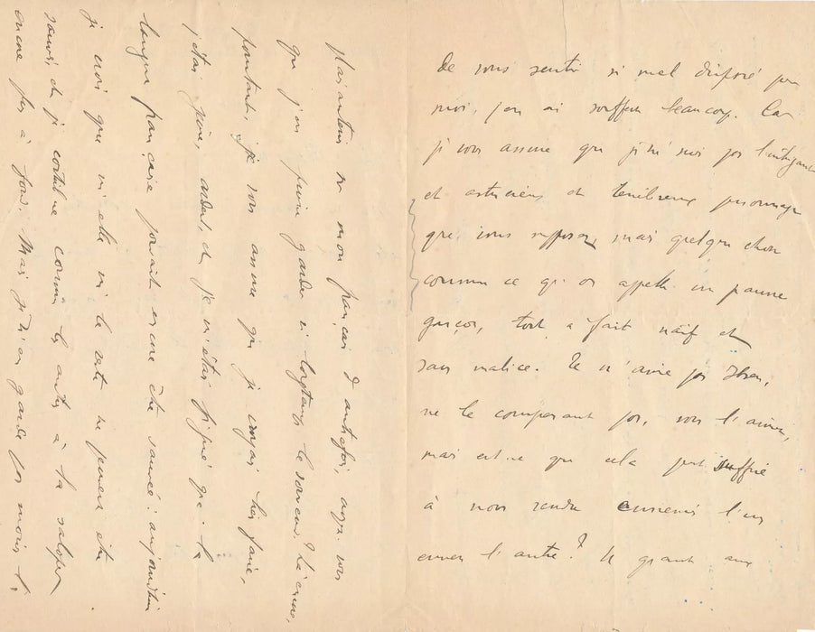 Théodore de Wyzewa langue française lettre autographe signée traducteur Pologne