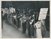 Manifestation Etats Unis gréviste 1937 photographie Roosevelt photo