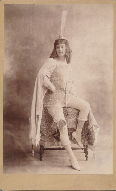 Arlette Dorgère, comédienne albumine albumen théatre photo époque Sire de Vergy