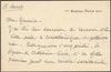  serre contre son coeur M. Rostand autographe signée