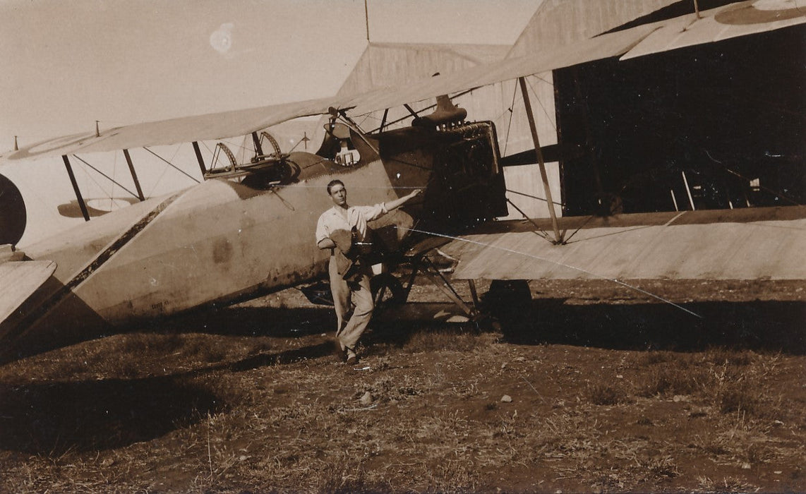 1918 et 1940 Bi plan avion militaire 2 tirages argentiques amateur militaria (Copie)