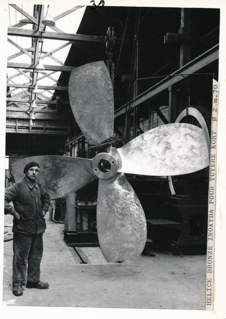 photo 12 Photographies hélice construction façonnage industrie Lot chalutier