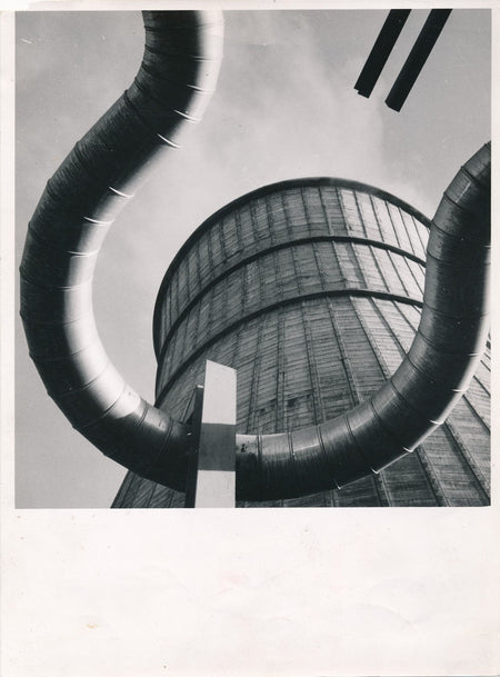 photo Architecture Paul Walet Volumes industrie tirage argentique époque v. 1960