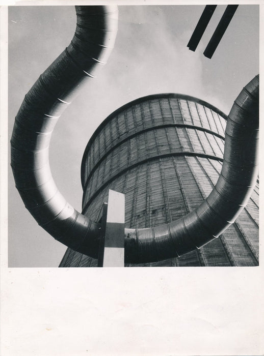 photo Architecture Paul Walet Volumes industrie tirage argentique époque v. 1960