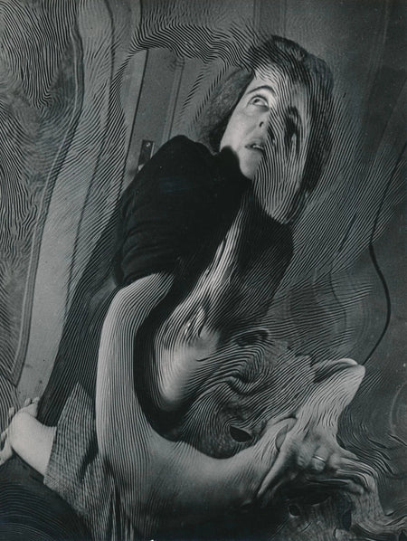 Étude caractère femme peur photo photographie époque v. 1960