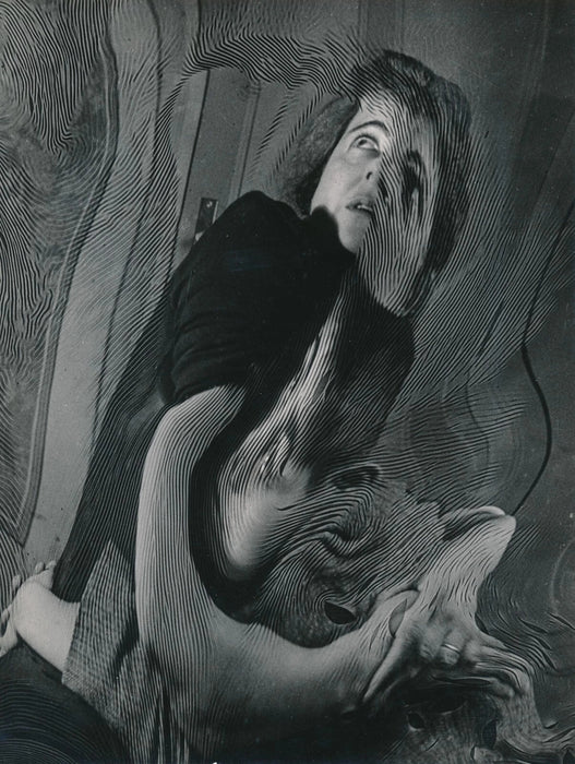 Étude caractère femme peur photo photographie époque v. 1960