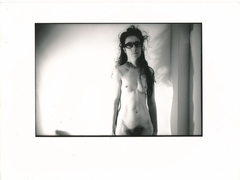 Etude de nu avec lunettes photo photographie vers 1980