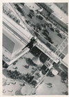 Exposition 1937, femme parachute fête foraine vue plongeante photo photographie