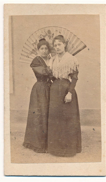 2  carte de visite albumine photographie