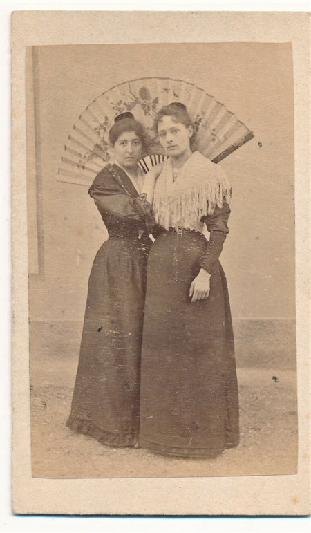 2  carte de visite albumine photographie