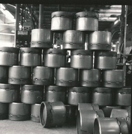 Photo Industrie ouvrier métier 6 contacts 6 x 6 cm années 70