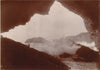 Mer grotte tirage papier citrate époque vague falaise côte photographie