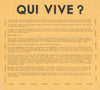 groupe RUPTURE littérature 2 tracts v. 1960 Qui vive ? - Marche noir surréalisme