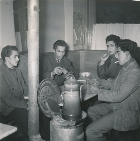 Immigration, vie d’un immigré photo photographie vie France années 1950