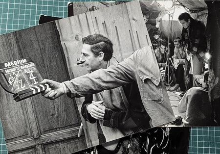 Menotti 3 photo argentiques vintage 1951 tournage cinéma Le Medium Ivan Farkas