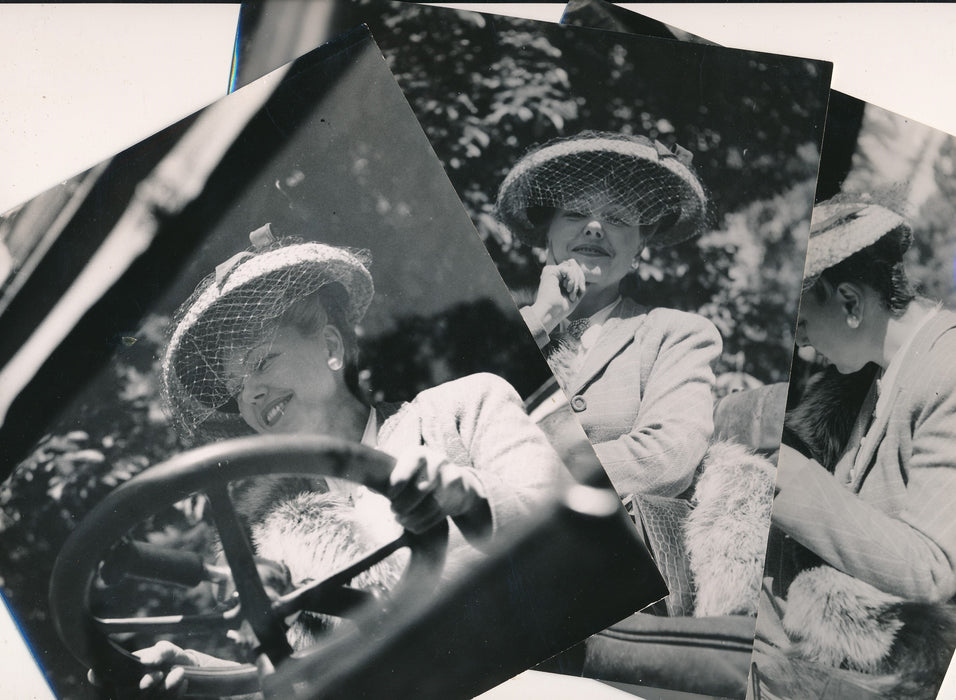 André Gamet mode et voitures anciennes 3 photo photographies époque v. 1960