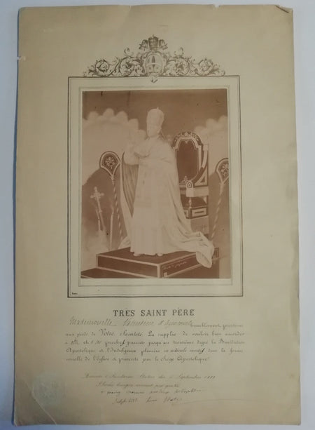  (1810-1903) photo papier albuminé v.1880 famille d'Azincourt