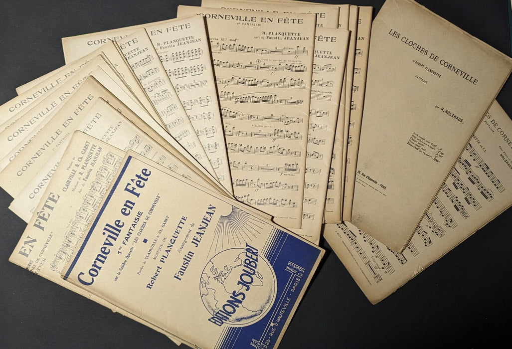 Cloches Corneville Robert Planquette ensemble partitions instruments musique