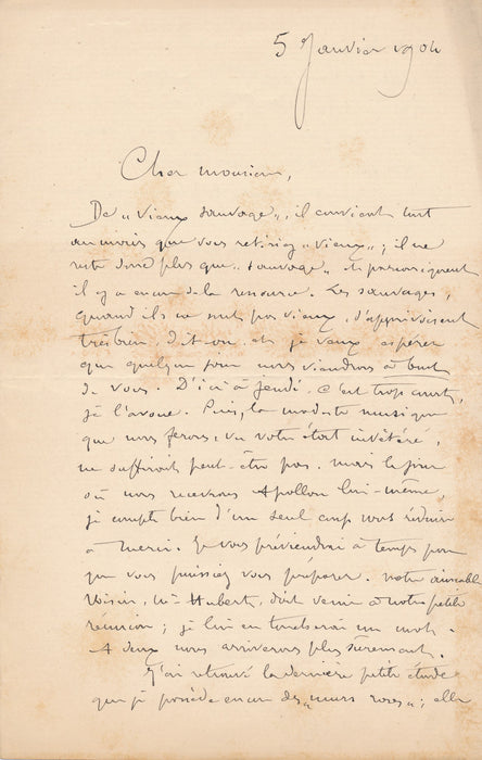 XIX-XXe s. peintre IWILL Les Murs roses du Campo-Santo Lettre autographe signée