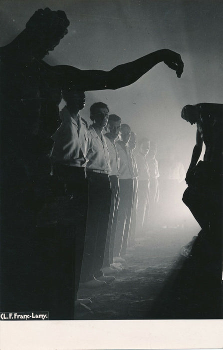photographe L. F. FRANC-LAMY, groupe chanteurs époque vintage photo photographie