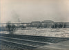 Pont et chemin de fer tirage argentique époque années 1950 Etats-Unis photo