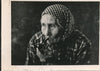 Portrait d’une femme âgée à la pipe photo photographie avec négatif v. 1940