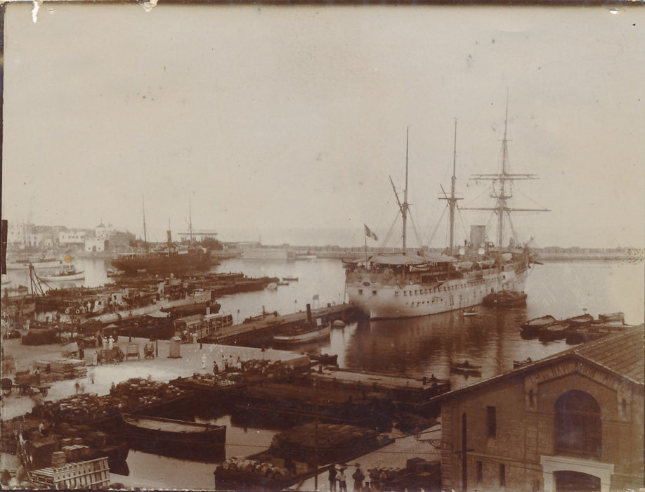 Port Alger vers 1900-1905 6 photo photographie époque
