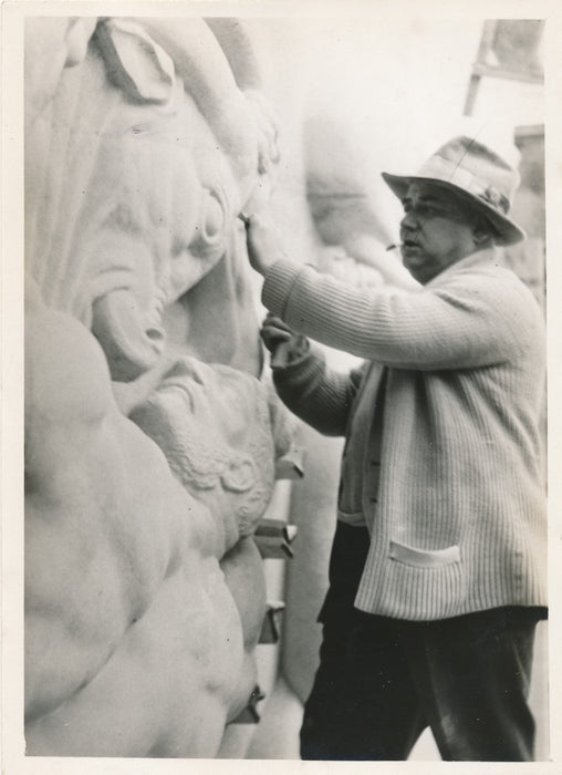 Alfred Janniot sculpteur art déco photo photographie bas relief colonies