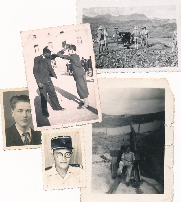 magnifique album ecole spéciale militaire inter armes plus de 130 photos 1944-47