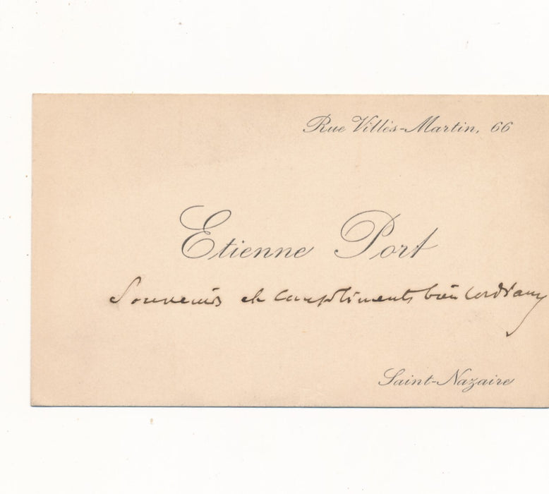 Etienne Port géographe 2 lettre 2 carte autographe Célestin Port Claude Gellée