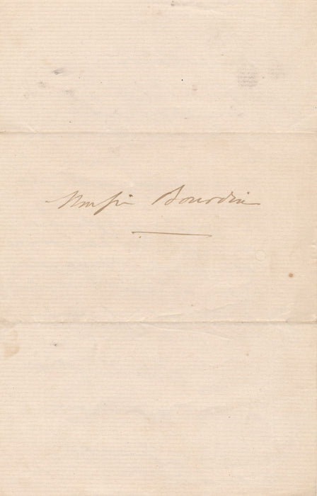 Historien Victor Langlois turquie arménie Mahomoud II lettre et note autographe