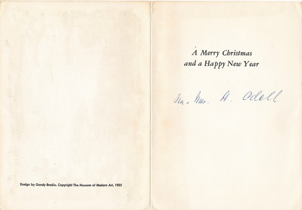 Henry F. Odell Lil Picard Gandie Brody autographe lettre Gisèle Réal Suisse