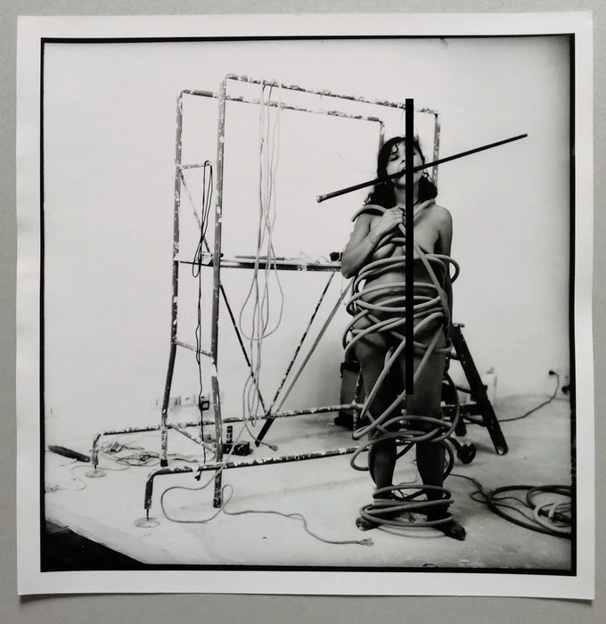 Photographie Etude tuyau bondage tirage époque années 1980
