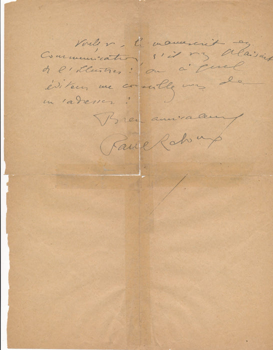3 lettres Paul Reboux dont 1 belke autographe signées sur Les éd. poèmes d'amour
