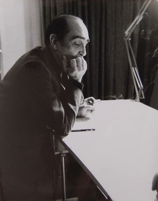 architecte Oscar Niemeyer photo photographie tirage argentique époque v. 1970