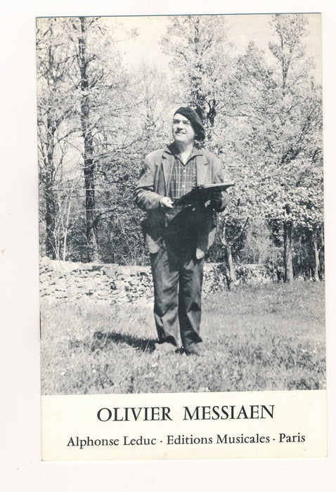Olivier Messiaen plaquette présentation texte sans date Éditions musicales