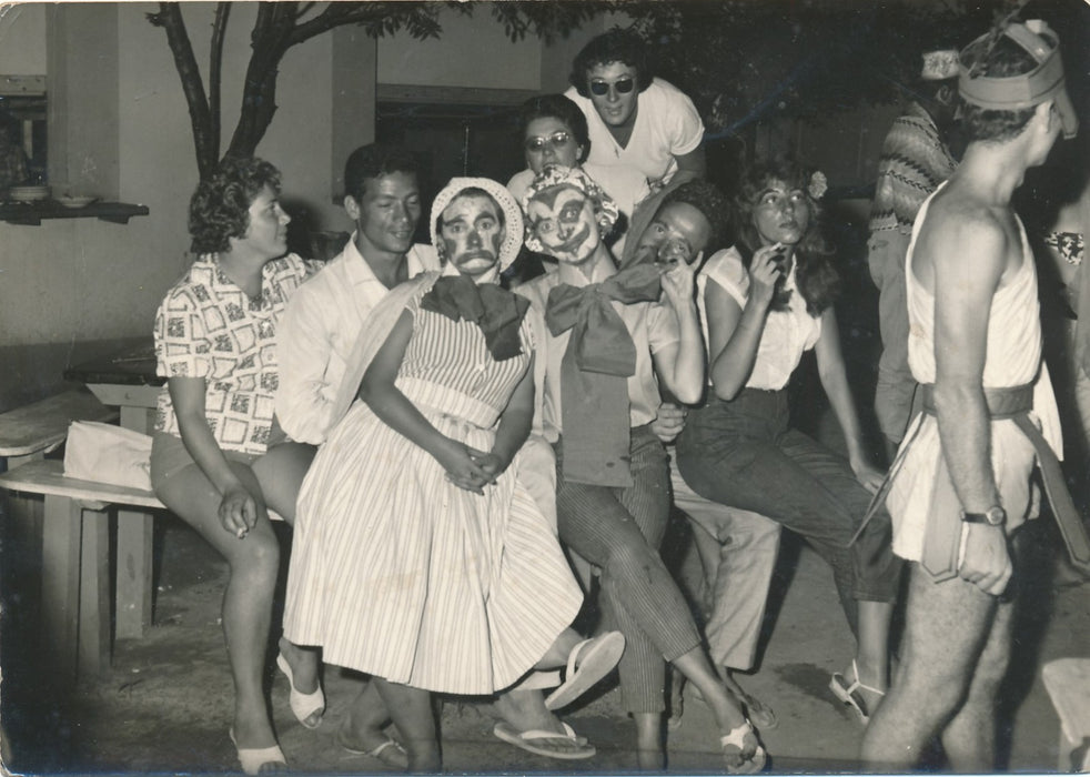 Fête déguisement travesti photo photographie 1959