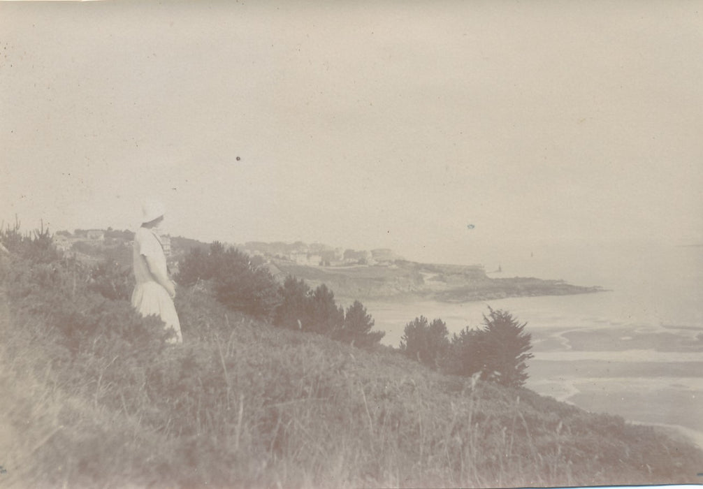 Lot 4 photographies et 15 petites photo Saint Quay Portrieux 1923 Bretagne
