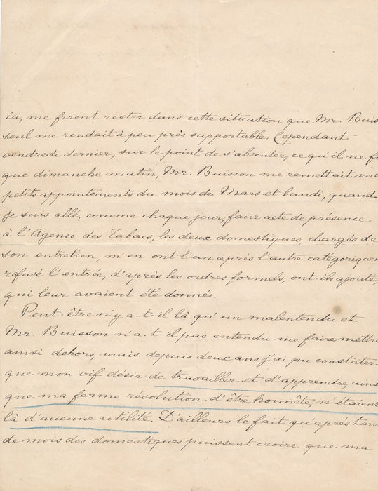LA HAVANE sur TABAC Antoine Hector Raynald de CHOISEUL lettre autographe signée
