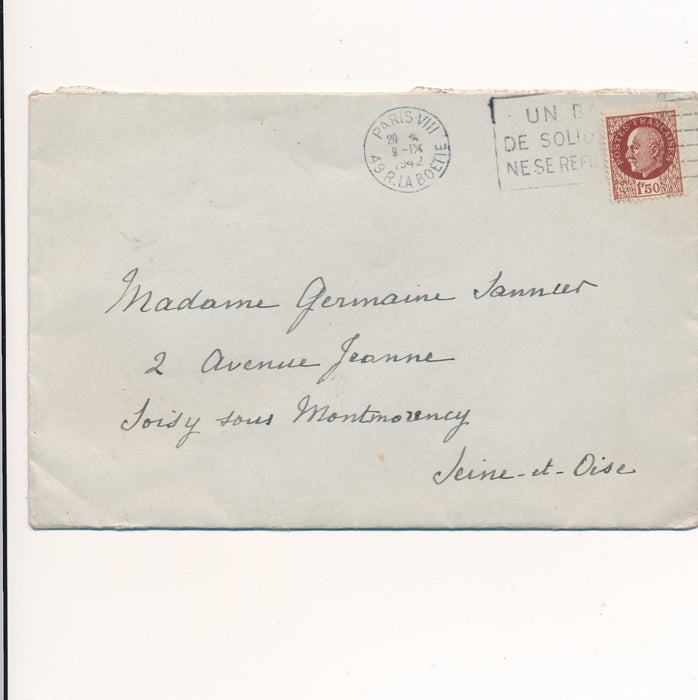 écrivain Abel Hermant lettre autographe signée étyologie apatride