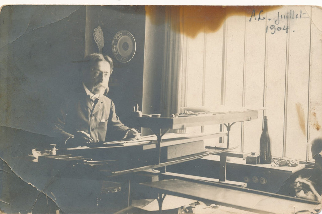 Alphonse Couturier Lucien Bonvallet carte postale argentique signée designer