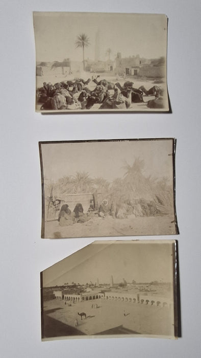 Algérie Ouargla 10 photographies époque colonie photos habitants bâtiments