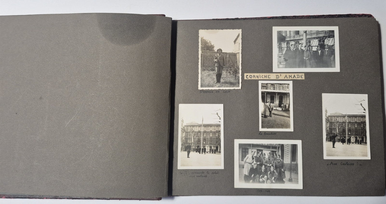 magnifique album ecole spéciale militaire inter armes plus de 130 photos 1944-47