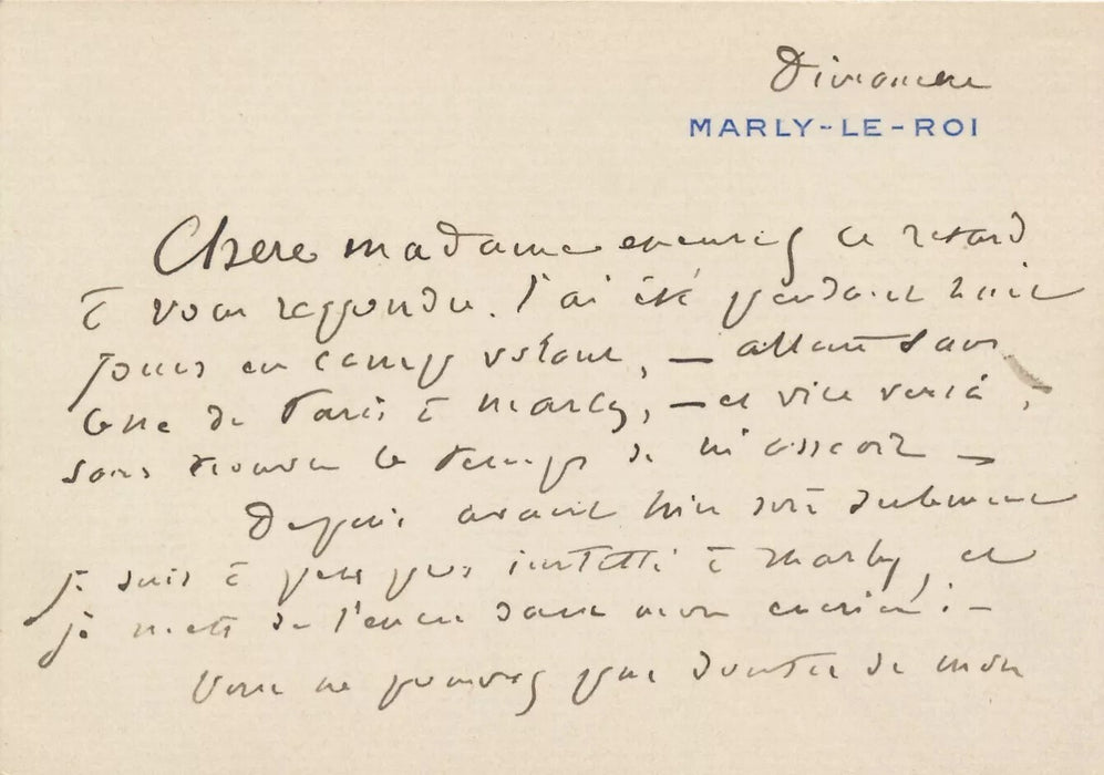 Théâtre Victorien SARDOU 2 lettre autographe et 1 carte Anaïs Fargueil hommage