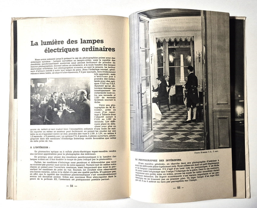 Marcel Natkin L'Éclairage artificiel dans le portrait 1947 photo photographie
