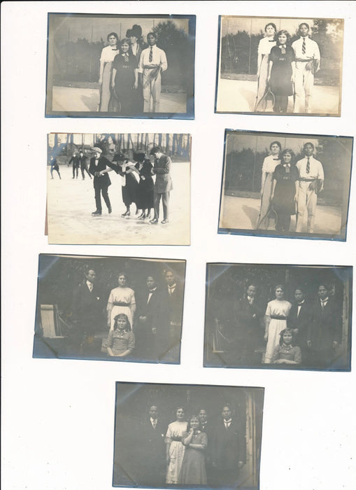 La jeune fille en blanc 24 snapshots photos amateur  v. 1910 femme