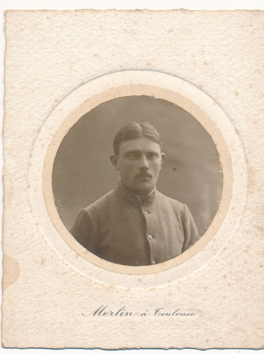 peintre Raoul Guiraud 2 photos une signée autographe photo photographie